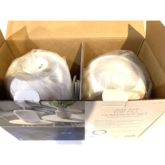 Pure Enrichment Top Fill Humidifier Set Bundle, 2-Pack Used No Pads - NO PHOTOS - Picture 5 of 5